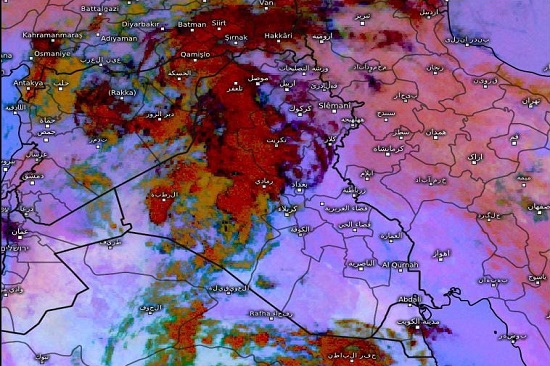 The latest developments of the dust storm